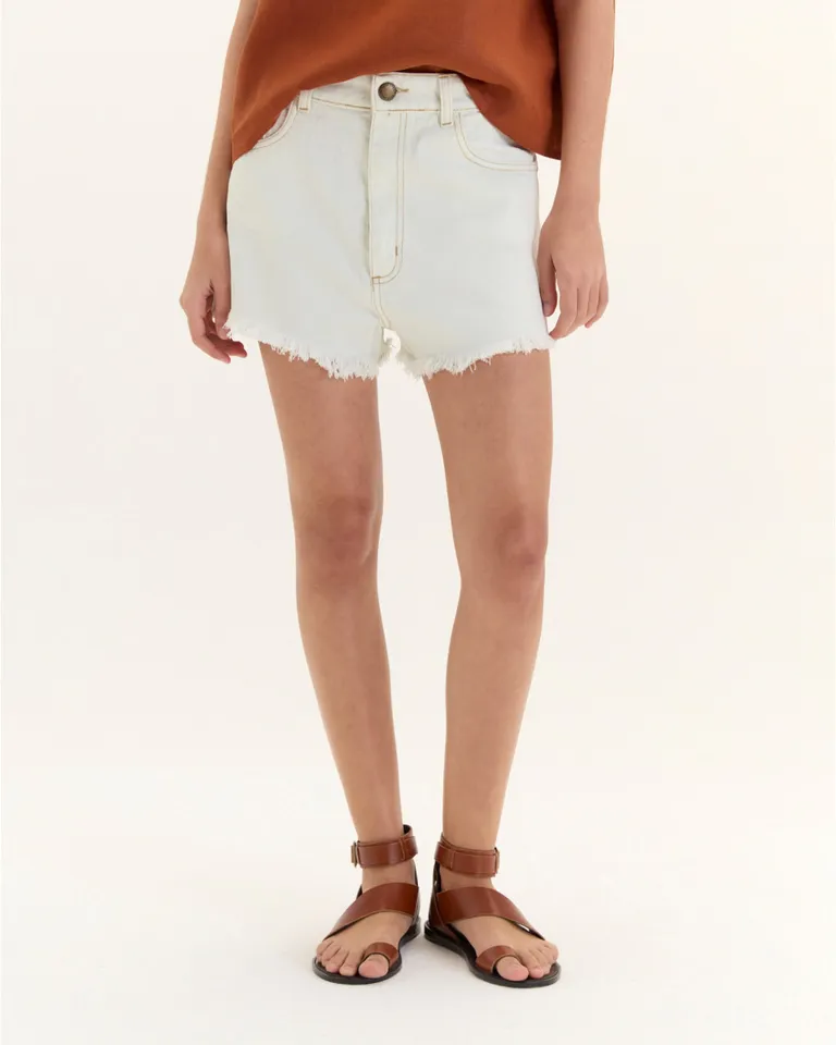 Shorts de mezclilla de corte moderno y silueta favorecedora de Blue Sheep en Shorts para argentina