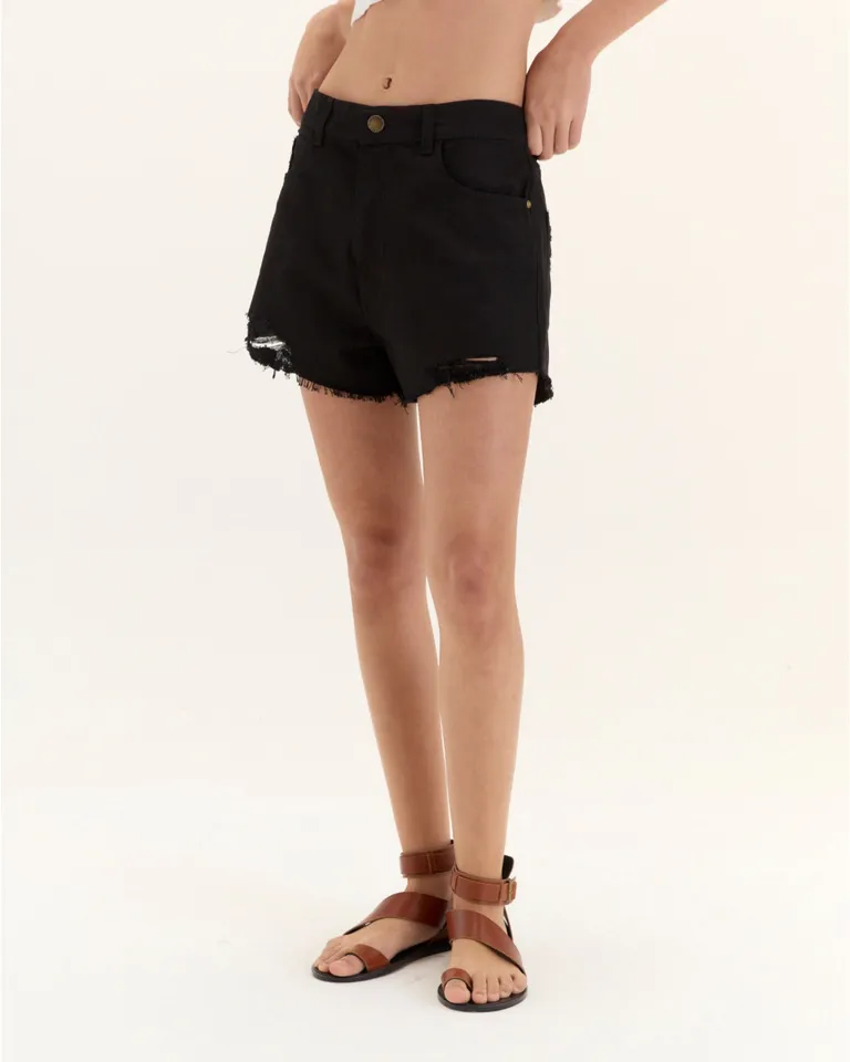 Shorts de mezclilla de corte moderno y silueta favorecedora de Blue Sheep en Shorts para argentina