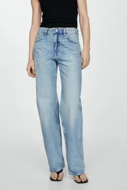 Jeans rectos tiro medio de Mango en Pantalones para argentina