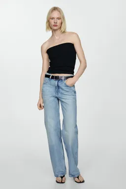 Jeans rectos tiro medio de Mango en Pantalones para argentina