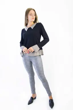 Pantalón escoces bengalina elastizado de Via C en Pantalones para argentina