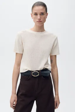 Sweater algodón manga corta de Mango en Remeras para argentina