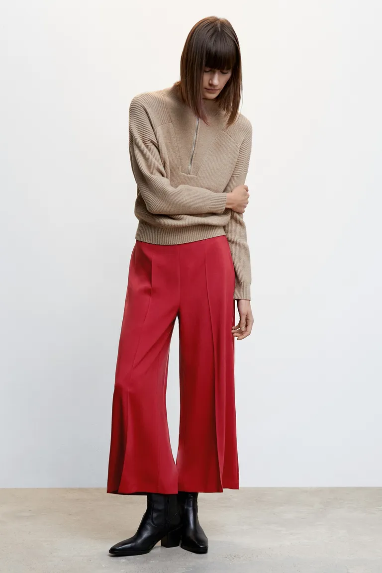 Pantalón palazzo tiro alto de Mango en Pantalones para argentina