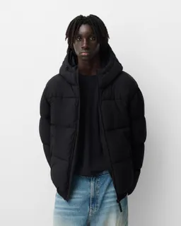 Campera inflable con capucha de Bershka en Abrigos y Camperas para argentina