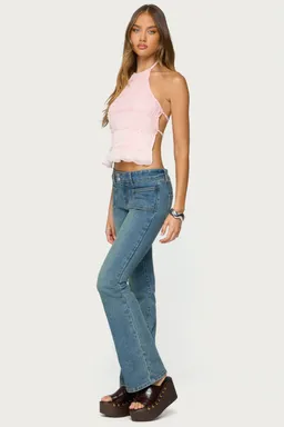 Top halter chiffon amit de Edikted en Tops para argentina