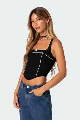 Corset marinero de Edikted en Bodies para argentina