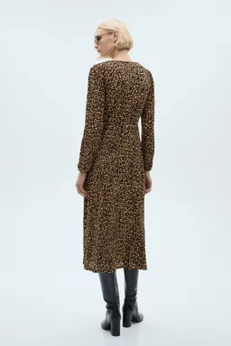 Vestido largo leopardo de Mango en Vestidos para argentina