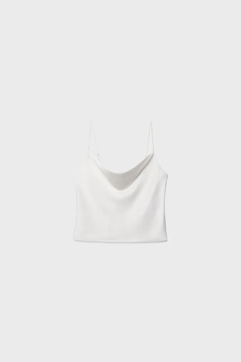 Top satinado con breteles de Stradivarius en Tops para argentina