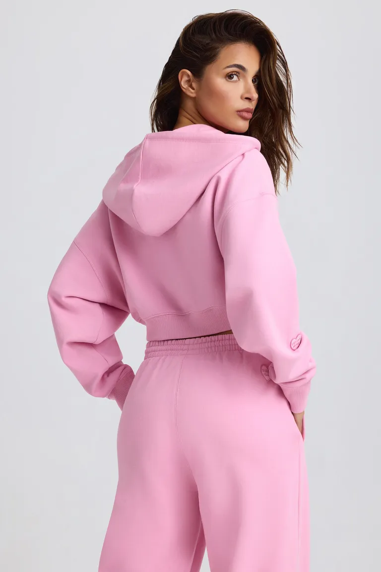 Buzo corto con cierre rosa de Oh Polly en Buzos y Sweaters para argentina