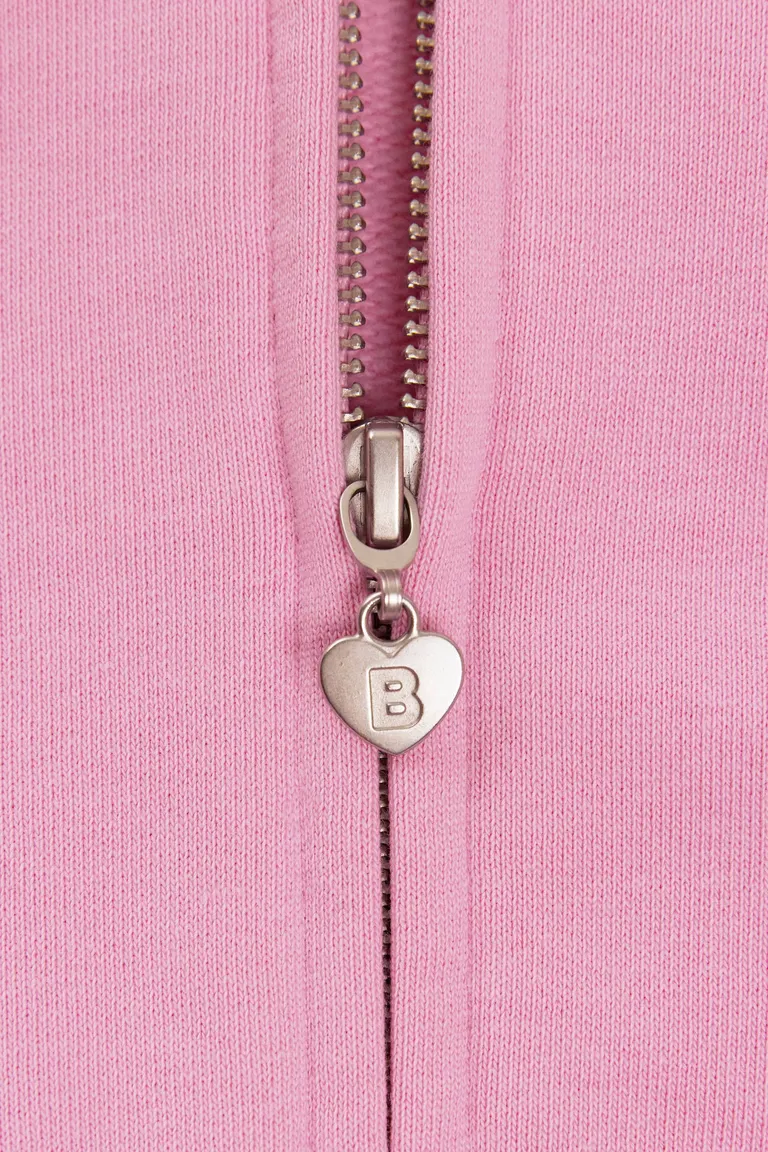 Buzo corto con cierre rosa de Oh Polly en Buzos y Sweaters para argentina