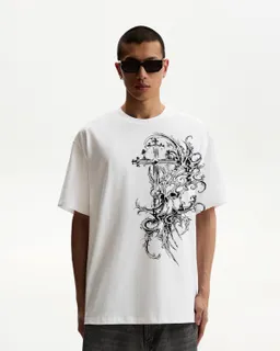 Remera manga corta estampada de Bershka en Remeras y Polos para argentina