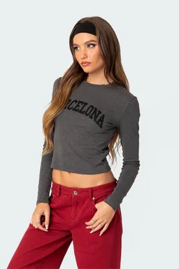 Remera manga larga barcelona de Edikted en Buzos y Sweaters para argentina