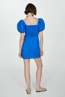 Vestido estampado manga abullonada de Mango en Vestidos para argentina