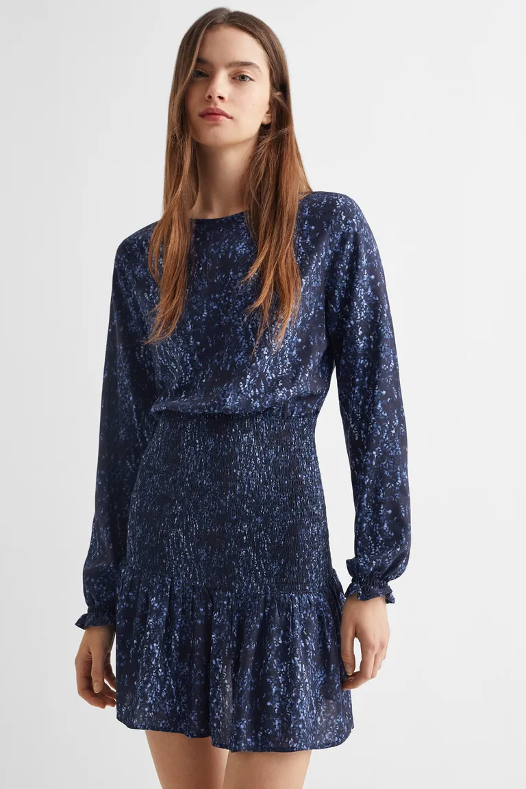 Vestido fruncido estampado de Mango Teen en Vestidos para argentina