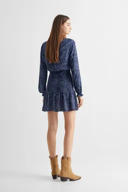 Vestido fruncido estampado de Mango Teen en Vestidos para argentina