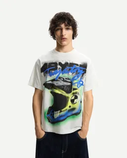 Remera manga corta estampada de Bershka en Remeras y Polos para argentina