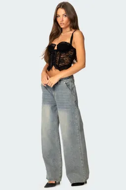 Corset encaje transparente josslyn de Edikted en Ropa Interior y Medias para argentina