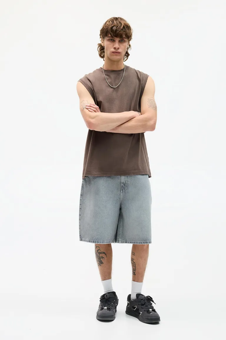 Bermuda jean baggy loose de Pull&Bear en Bermudas y Shorts para argentina