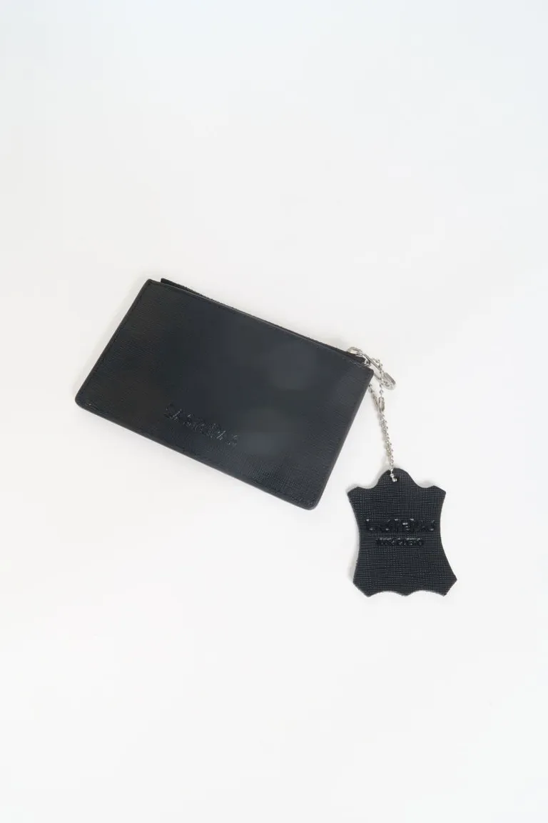Tarjetero de Cuero Negro - Diseño Compacto y Funcional para Organizar Tus Tarjetas y Efectivo de Las Pepas en Billeteras y Monederos para argentina