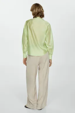 Camisa lyocell satinada de Mango en Camisas para argentina