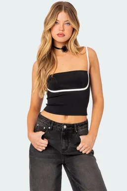 Musculosa con tiras yang de Edikted en Tops para argentina