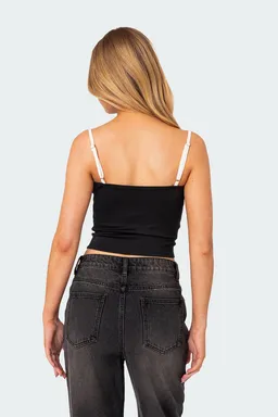 Musculosa con tiras yang de Edikted en Tops para argentina