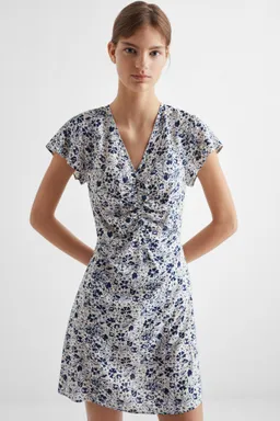 Vestido flores manga corta de Mango Teen en Vestidos para argentina