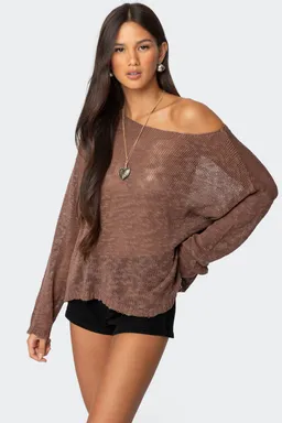 Bri sweater cuello barco oversized de Edikted en Buzos y Sweaters para argentina