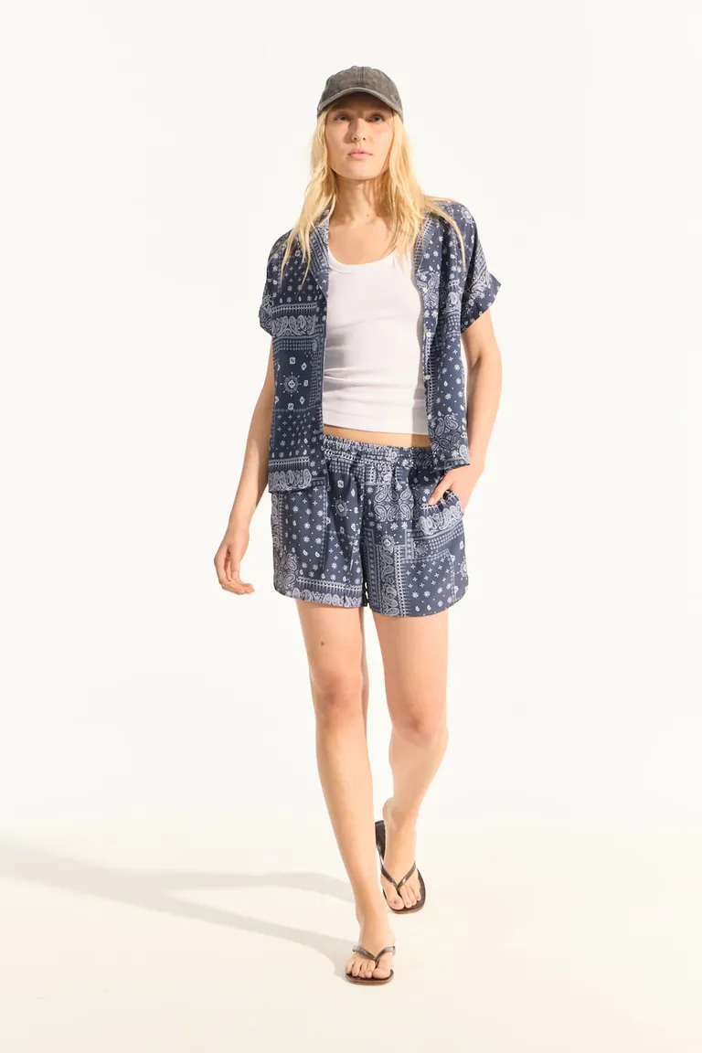Conjunto de pantalón corto y top con estampado bandana en tendencia para el verano de Portsaid en Pijamas y Sleepwear para argentina