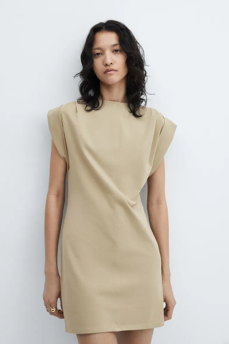 Vestido punto manga dobladillo de Mango en Vestidos para argentina