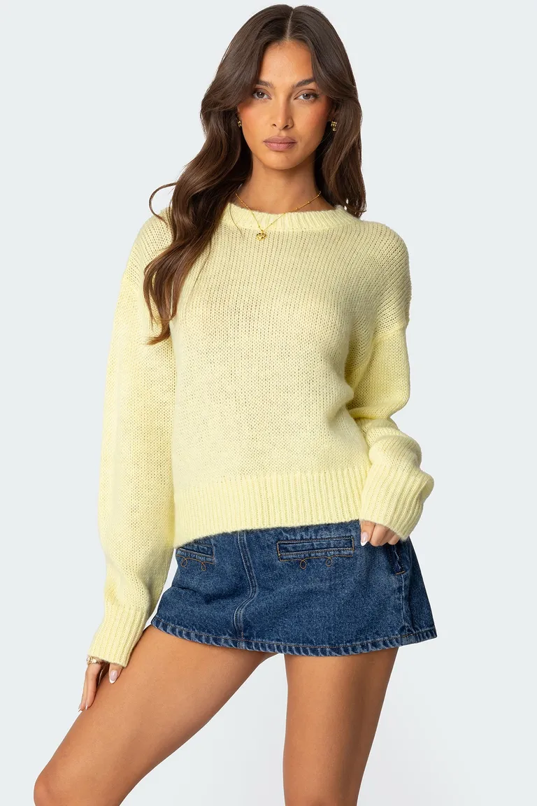 Sweater tejido oversized kyrah de Edikted en Buzos y Sweaters para argentina