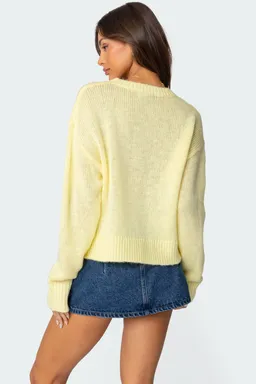 Sweater tejido oversized kyrah de Edikted en Buzos y Sweaters para argentina