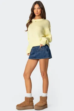 Sweater tejido oversized kyrah de Edikted en Buzos y Sweaters para argentina