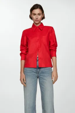 Camisa lino de Mango en Camisas para argentina