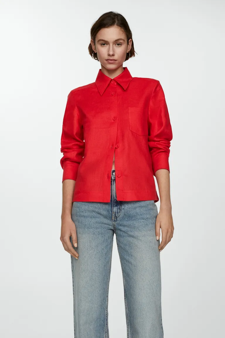Camisa lino de Mango en Camisas para argentina