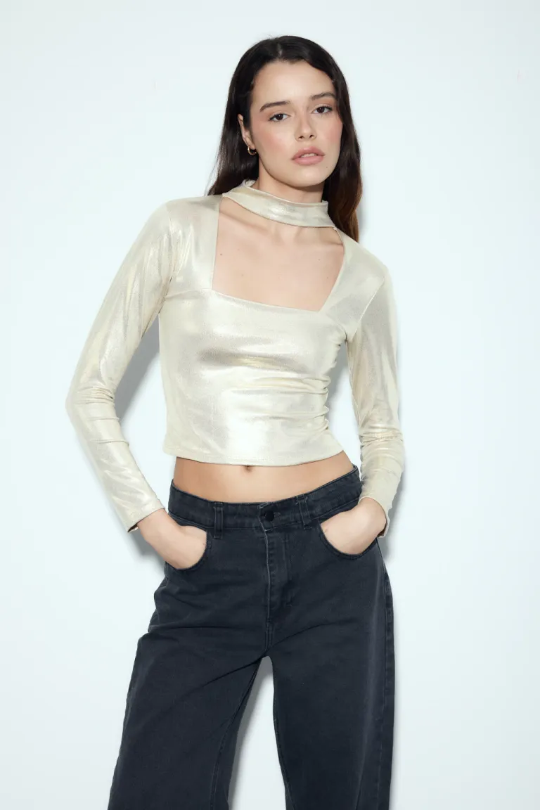 Top gladys con recorte de Audaz en Tops para argentina