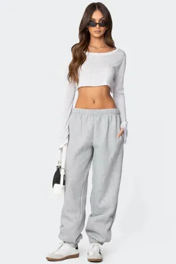 Pantalón buzo oversized clark de Edikted en Pantalones para argentina