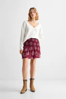 Falda pantalón estampada de Mango Teen en Faldas para argentina