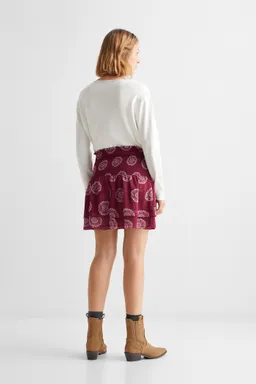 Falda pantalón estampada de Mango Teen en Faldas para argentina