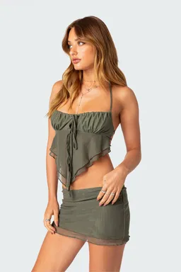 Top malla espalda atada ariyah de Edikted en Tops para argentina