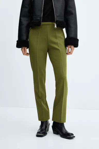 Pantalón recto cinturón