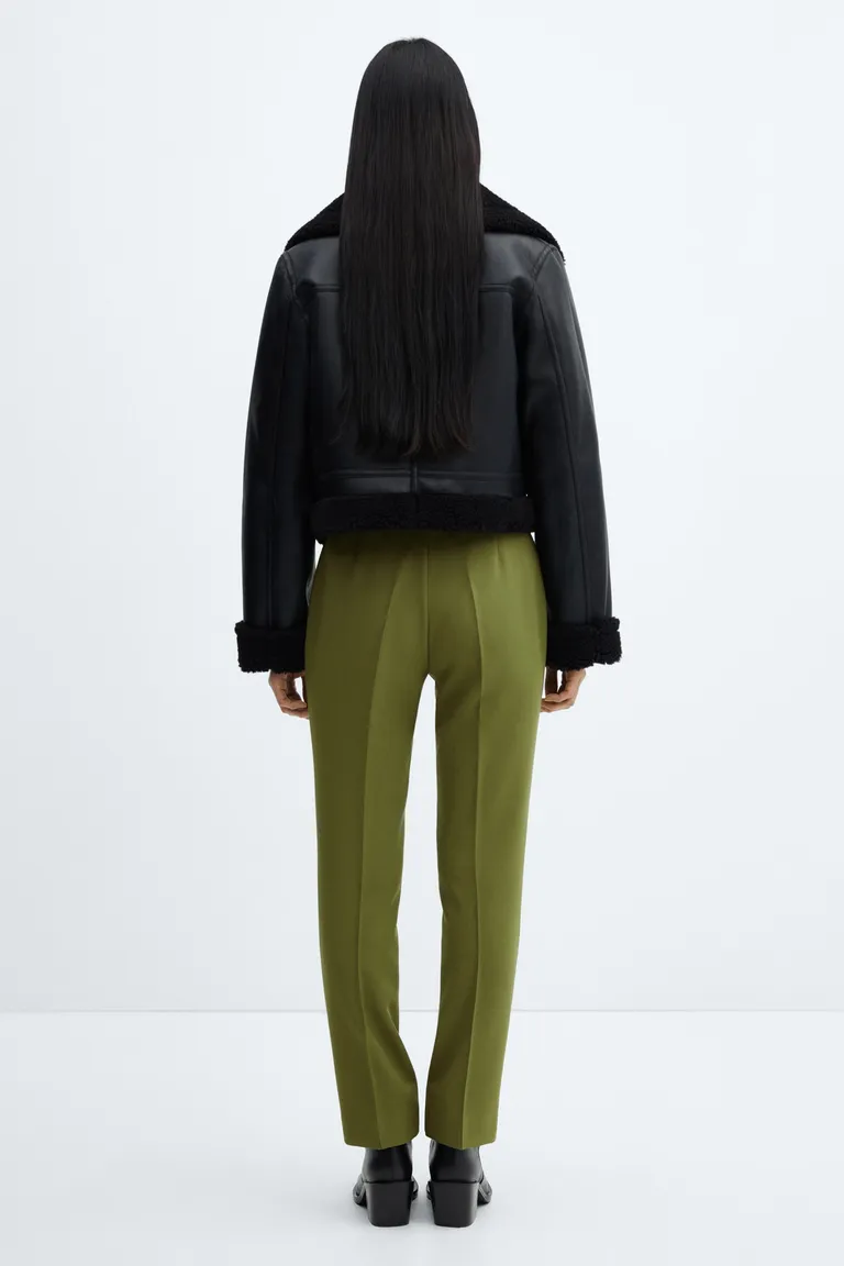 Pantalón recto cinturón de Mango en Pantalones para argentina