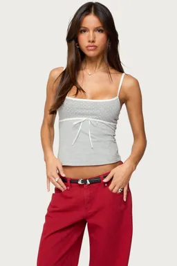 Musculosa lunares contraste rhoda de Edikted en Tops para argentina