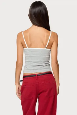 Musculosa lunares contraste rhoda de Edikted en Tops para argentina