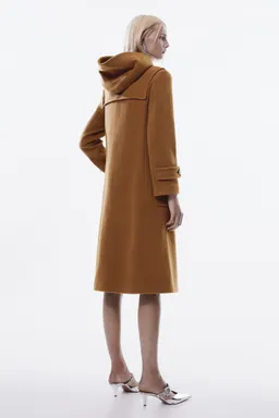 Trenca lana con capucha de Mango en Chaquetas para argentina