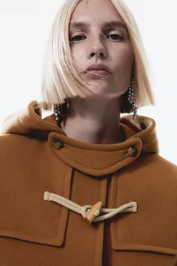 Trenca lana con capucha de Mango en Chaquetas para argentina