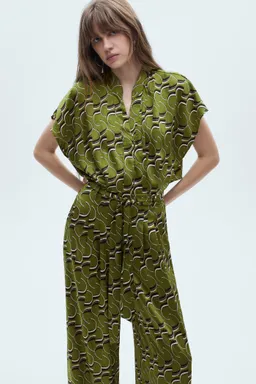 Mono satinado estampado de Mango en Monos para argentina