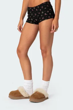 Shorts estampados waffle aislinn de Edikted en Shorts para argentina