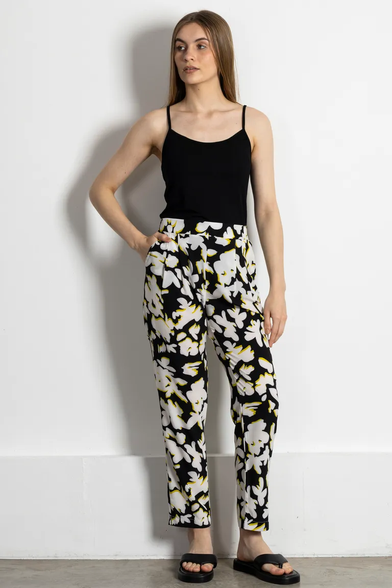 Pantalón estampado floral mujer para un look elegante y femenino de Kill en Pantalones para argentina
