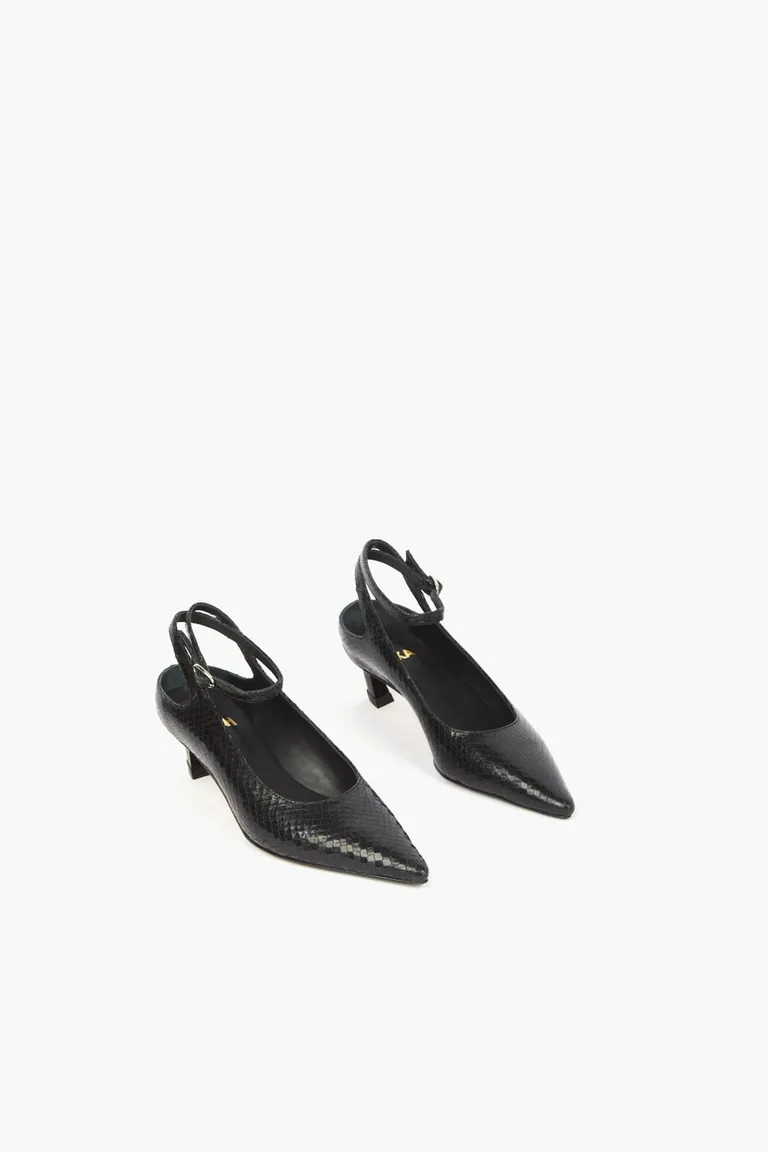 Stiletto con pulsera al tobillo y taco bajo de diseño refinado de Mishka en Zapatos con Tacos para argentina